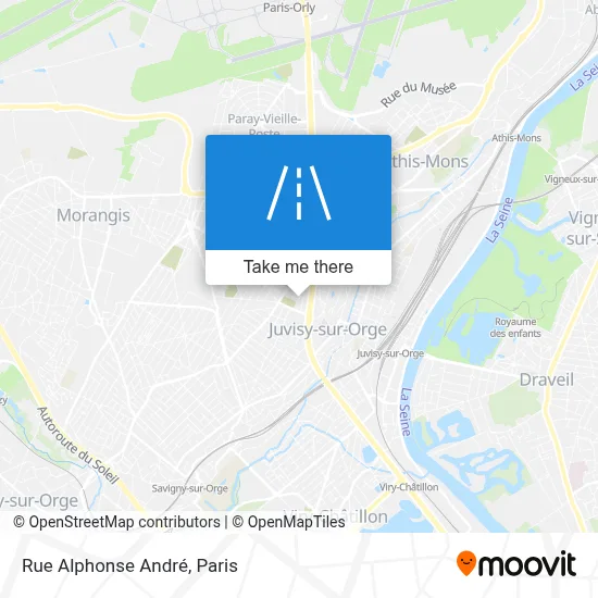 Rue Alphonse André map