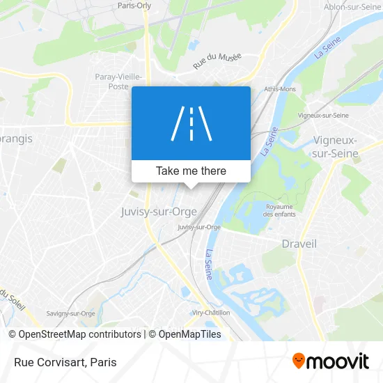 Rue Corvisart map