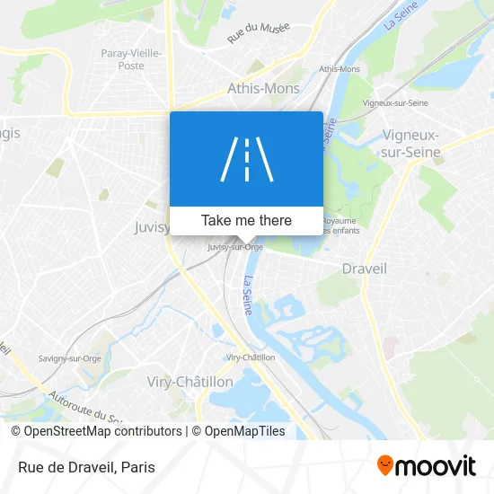 Rue de Draveil map
