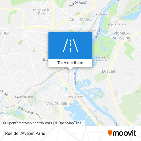Rue de L'Avenir map