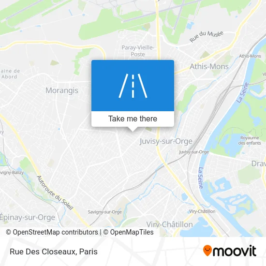 Rue Des Closeaux map