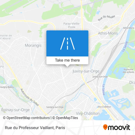 Rue du Professeur Vaillant map