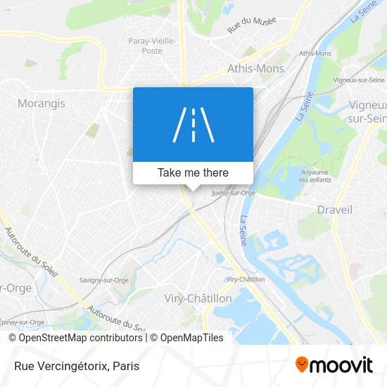Rue Vercingétorix map