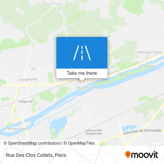 Rue Des Clos Collets map