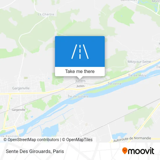 Sente Des Girouards map
