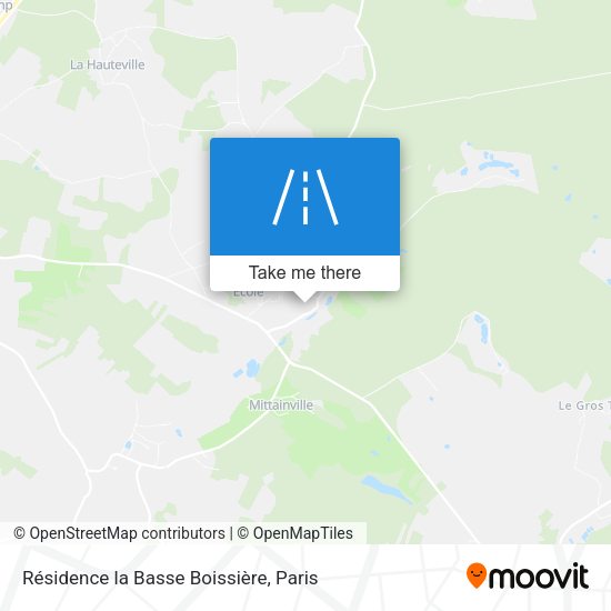 Résidence la Basse Boissière map
