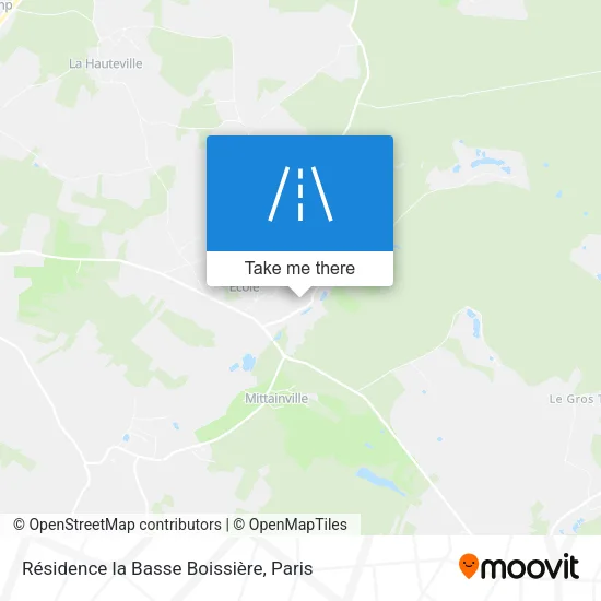 Résidence la Basse Boissière map