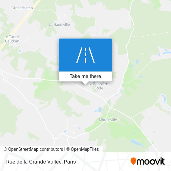 Rue de la Grande Vallée map