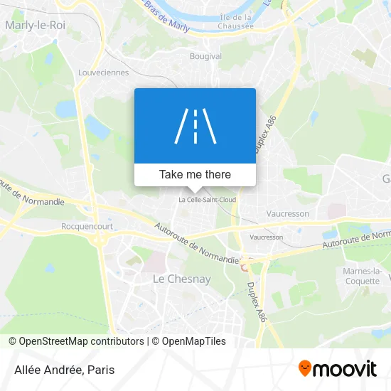 Allée Andrée map