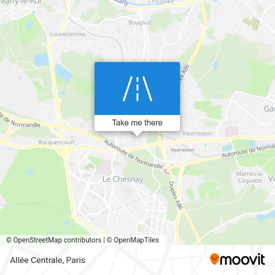 Allée Centrale map