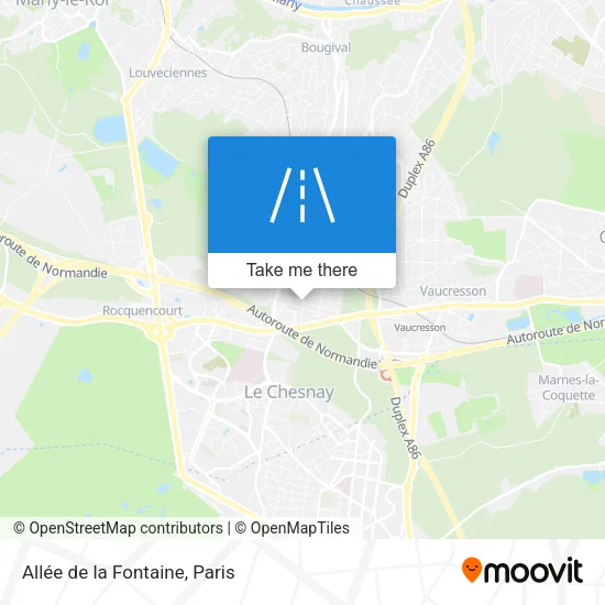 Allée de la Fontaine map