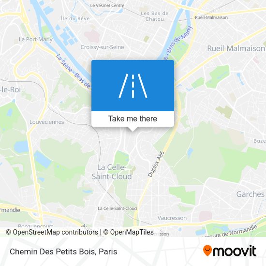 Chemin Des Petits Bois map