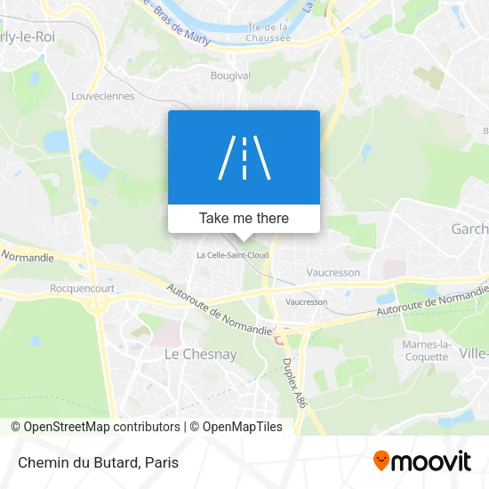 Chemin du Butard map