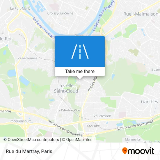 Rue du Martray map