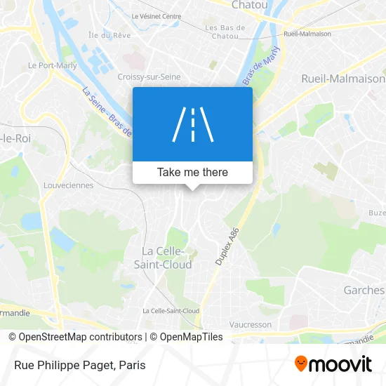 Rue Philippe Paget map