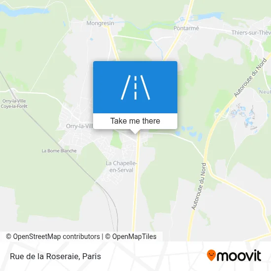 Rue de la Roseraie map