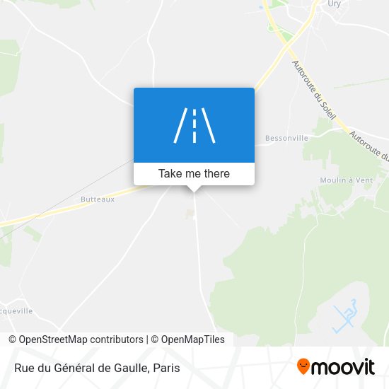 Rue du Général de Gaulle map