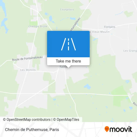 Chemin de Puthemuse map