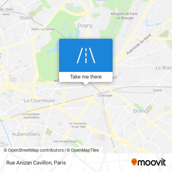 Rue Anizan Cavillon map
