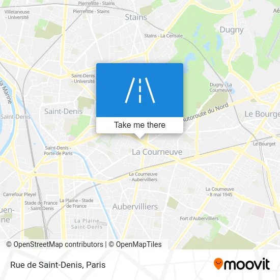Rue de Saint-Denis map