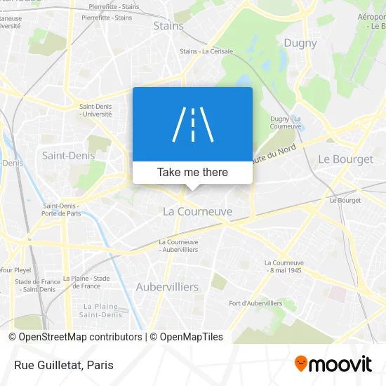 Rue Guilletat map