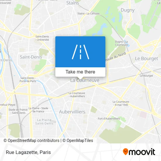 Rue Lagazette map