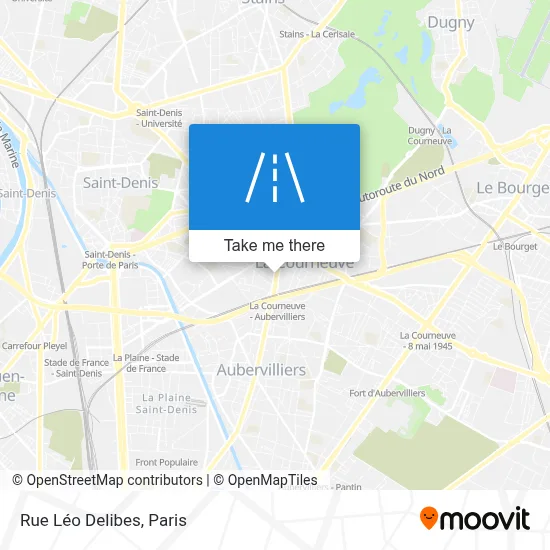 Rue Léo Delibes map