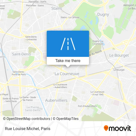 Rue Louise Michel map