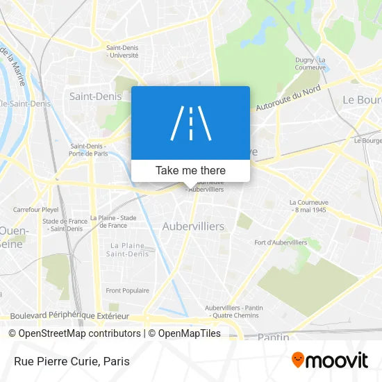 Rue Pierre Curie map
