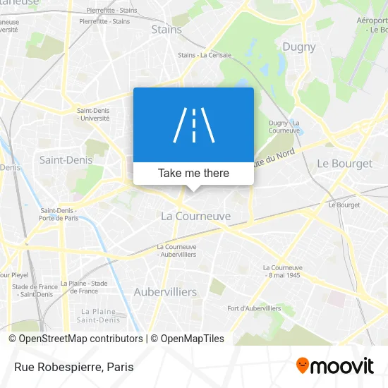 Rue Robespierre map