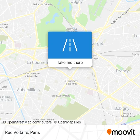 Rue Voltaire map