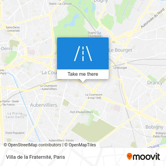 Villa de la Fraternité map