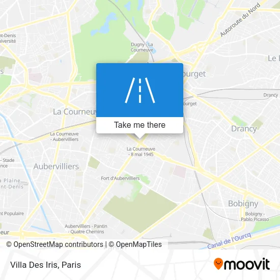 Villa Des Iris map
