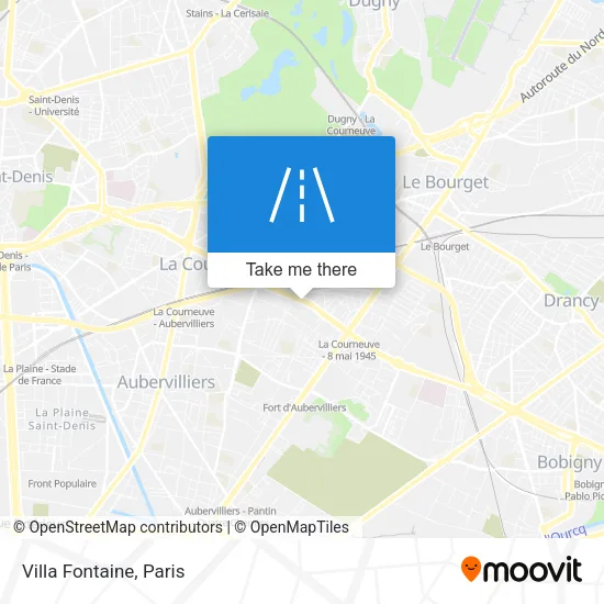 Villa Fontaine map
