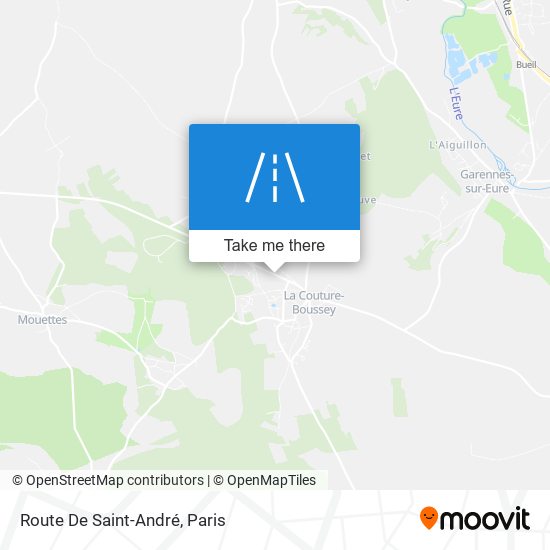 Route De Saint-André map