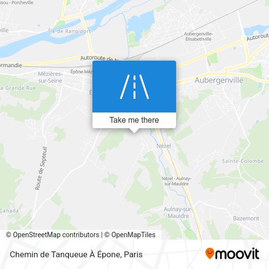 Chemin de Tanqueue À Épone map