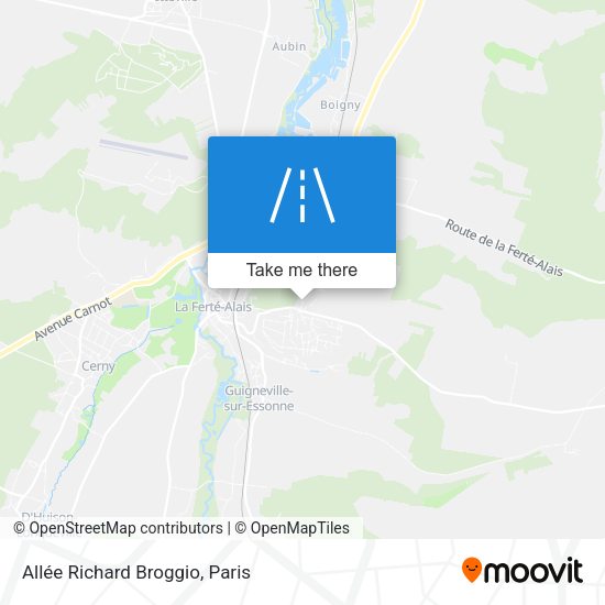 Allée Richard Broggio map
