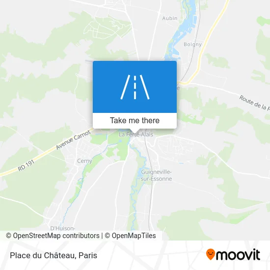 Place du Château map