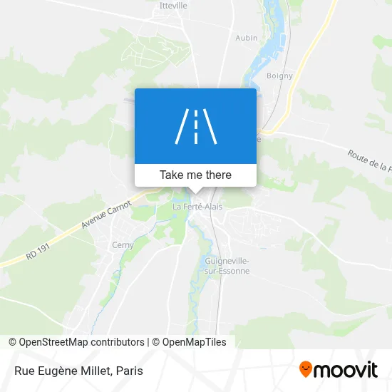 Rue Eugène Millet map