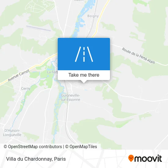 Villa du Chardonnay map