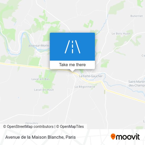 Avenue de la Maison Blanche map