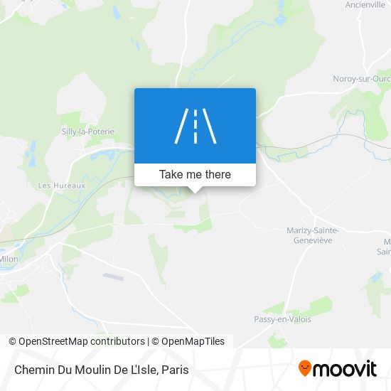 Chemin Du Moulin De L'Isle map