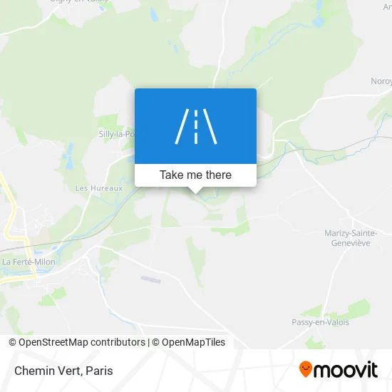Chemin Vert map