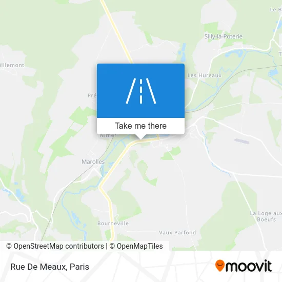 Rue De Meaux map