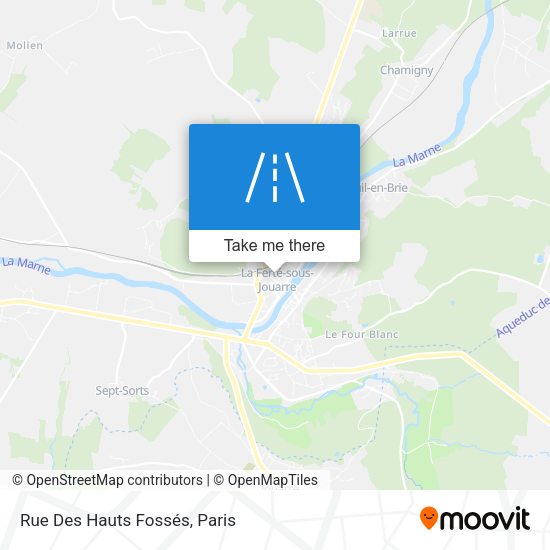 Rue Des Hauts Fossés map