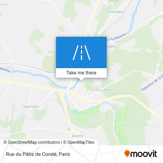 Rue du Pâtis de Condé map