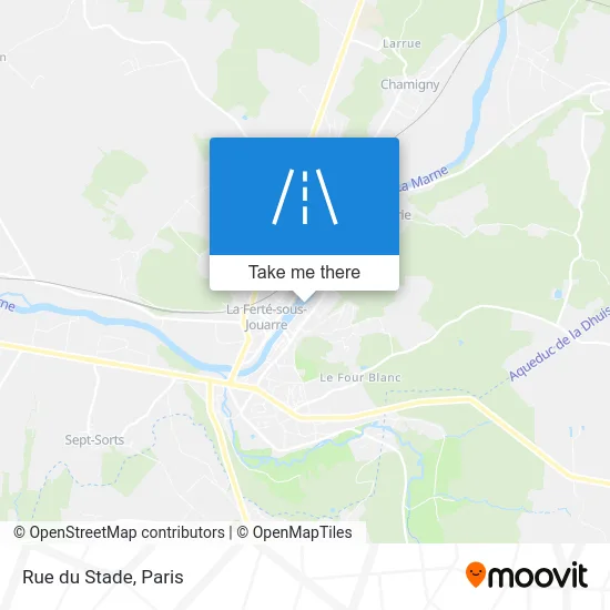 Mapa Rue du Stade