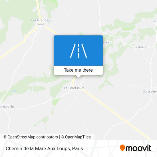 Chemin de la Mare Aux Loups map