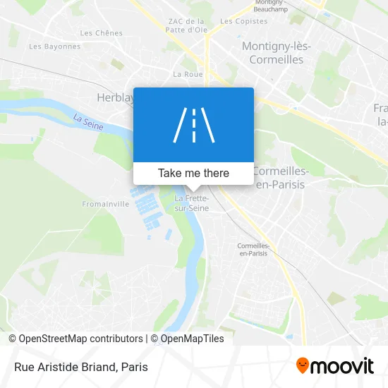Rue Aristide Briand map