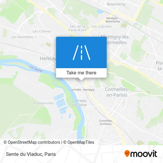 Sente du Viaduc map